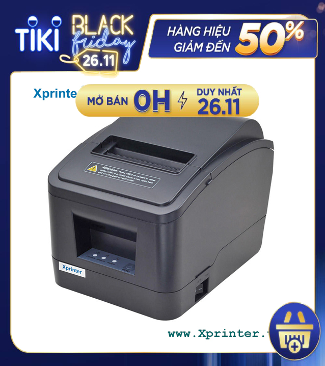 Máy in hóa đơn nhiệt Xprinter XP- V320N Hàng Chính Hãng