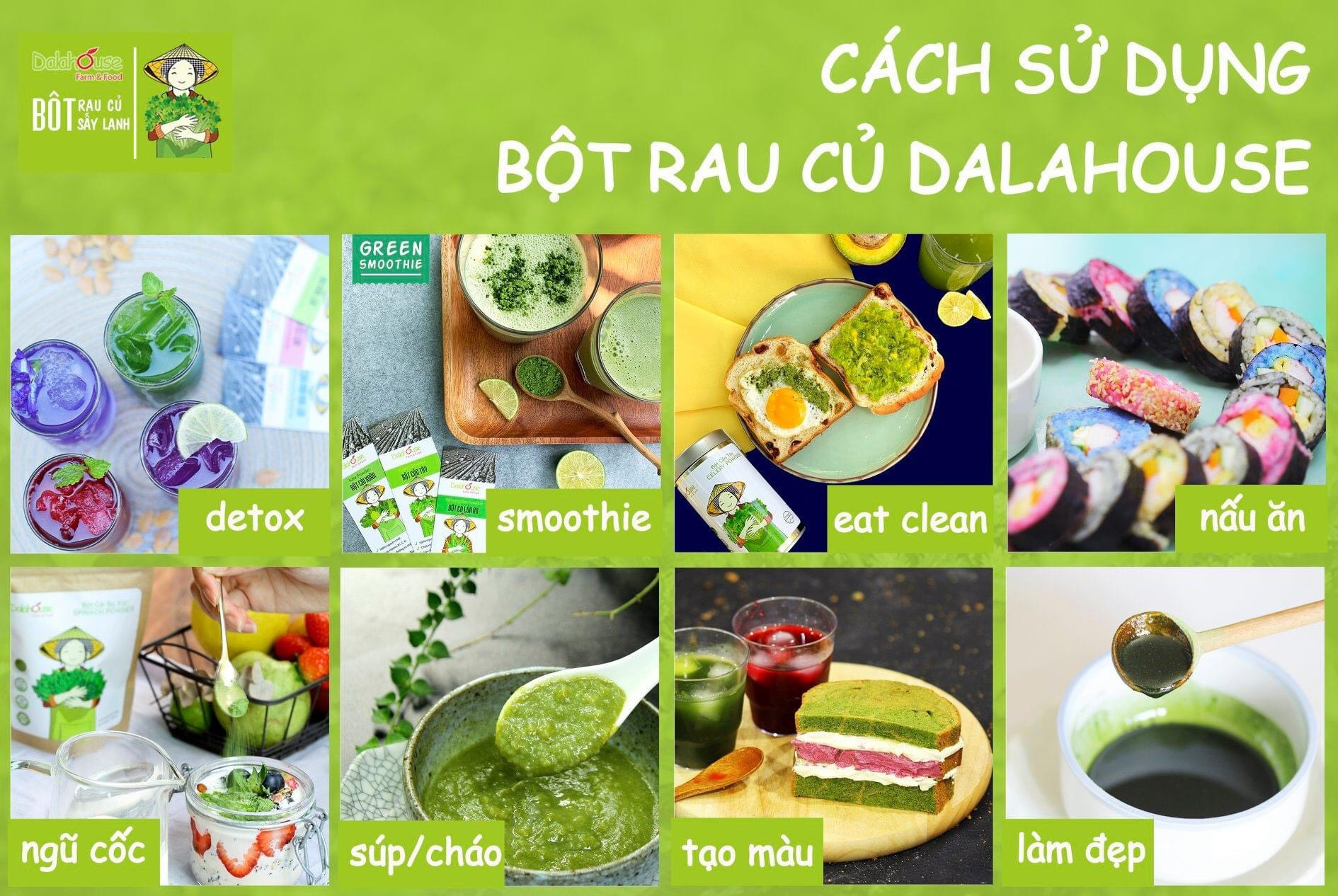 Bột Cần Tây Sấy Lạnh Dalahouse - Bột Rau Củ Nguyên Chất 100%, Gói 3gram Cho 1 Lần Uống Tiện Lợi, Pha Kèm Mật Ong Hỗ Trợ Giảm Cân, Đẹp Da, Đạt Tiêu Chuẩn Chất Lượng FDA -Hoa Kỳ