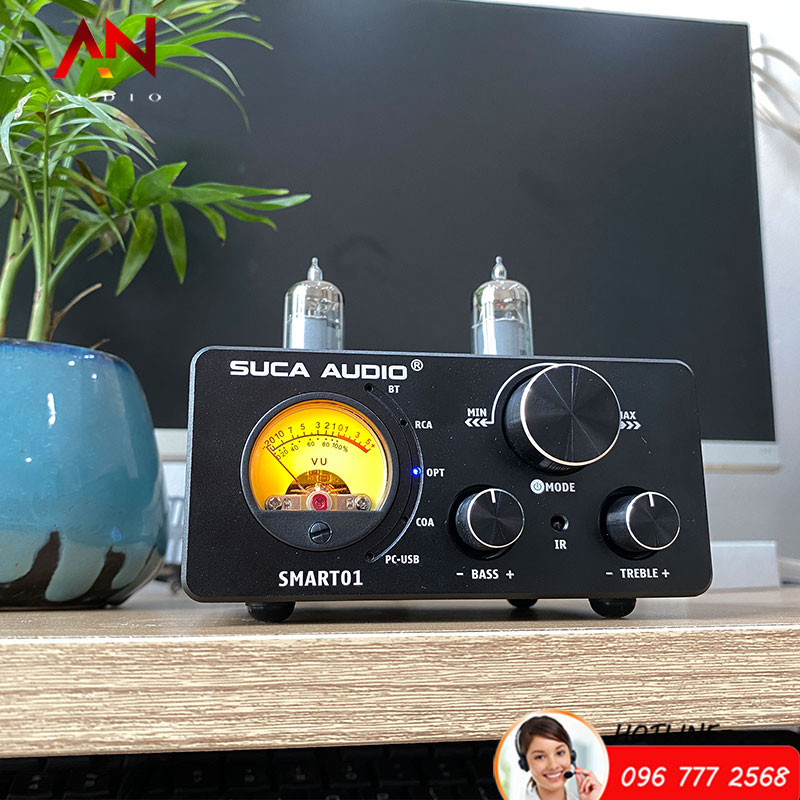 Amply Smart01 – SUCAAUDIO Tích Hợp Giải Mã + Pre Đèn - Hàng Chính Hãng