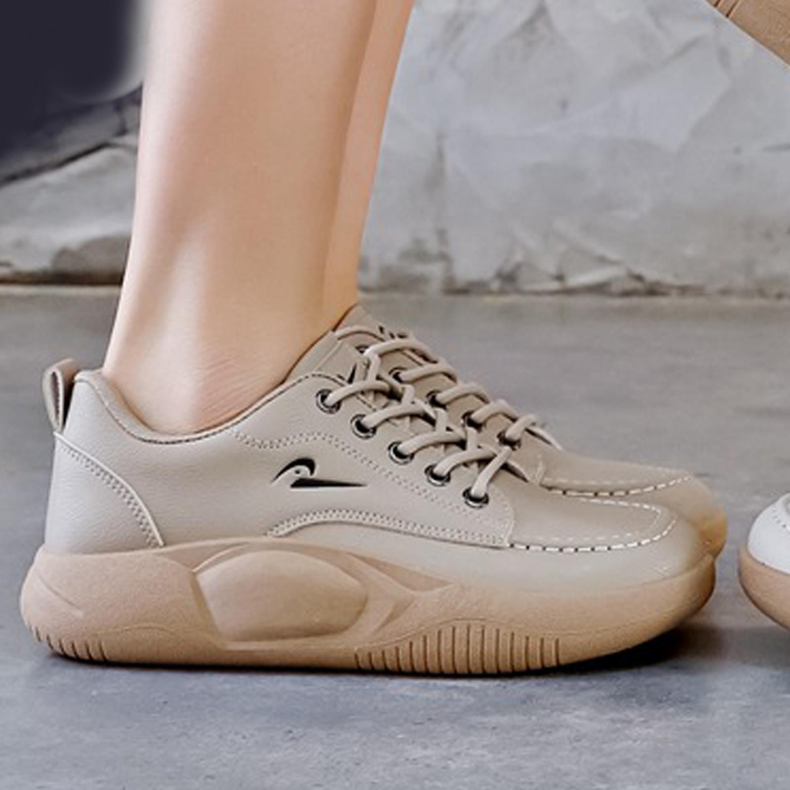 Thick Soled Women Casual Sneakers Waterproof Sports Shoes for Walking Work