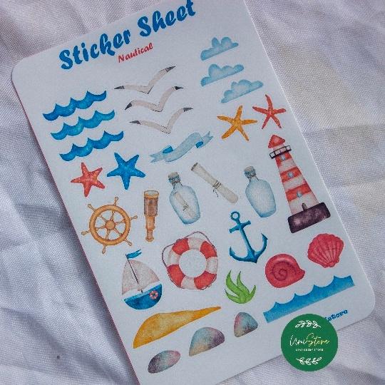 Sticker thiết kế seal life - trang trí sổ tay, nhật kí bullet journal - uni035