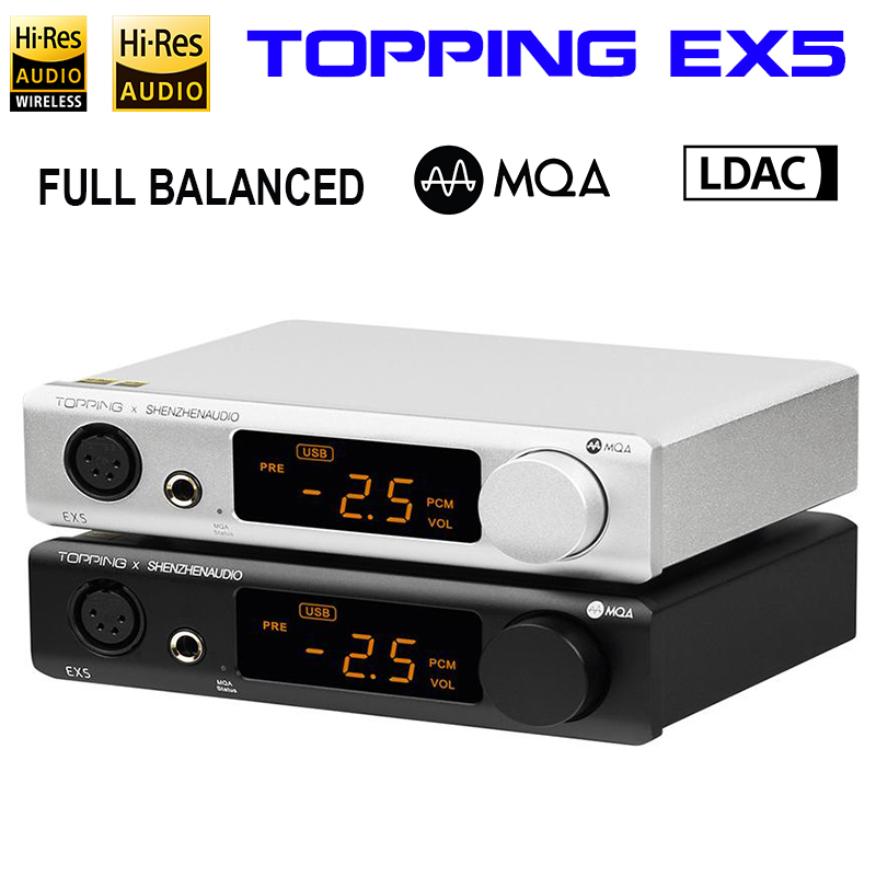 Giải Mã DAC Topping DAC EX5 MQA - Hàng Chính Hãng