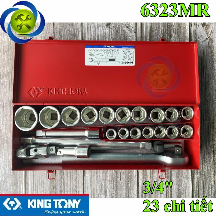 Bộ tuýp 3/4 Kingtony 6323MR 23 chi tiết