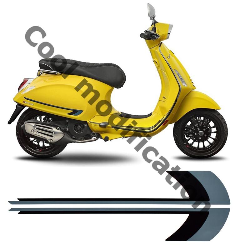 Miếng Dán Trang Trí Thân Xe Máy Piaggio Vespa Sprint S 50 150 Chống Thấm Nước Chống Trầy Xước Ốp