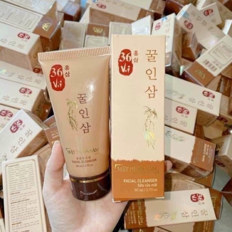 Combo 3 Tuýp Sữa Rửa Mặt Đông Y Mật Nhân Sâm 36 vị - Thảo Mộc Đông Y An Toàn cho mọi loại da