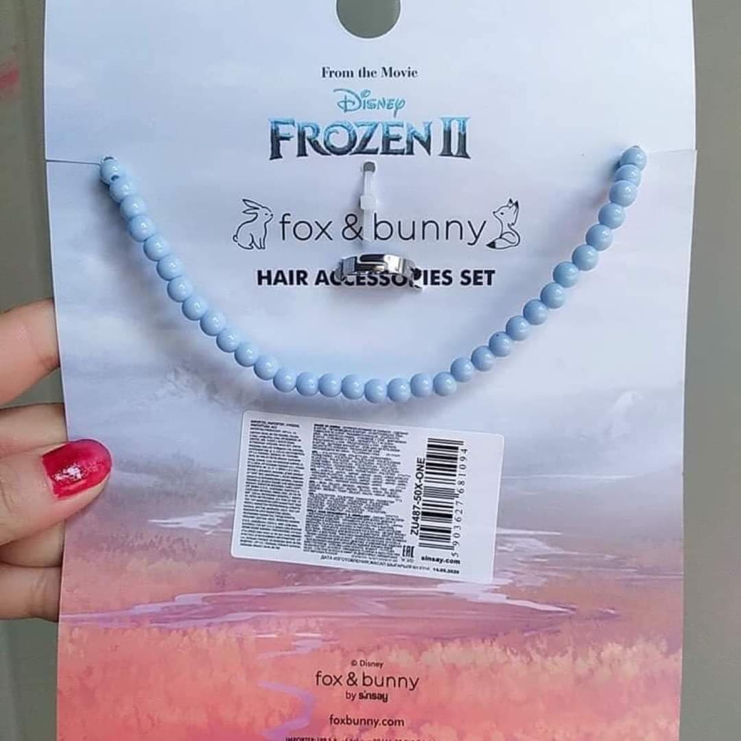 Set bộ trang sức cao cấp dây chuyền vòng cổ, vòng tay, nhẫn đeo tay hóa trang công chúa Frozen Nữ hoàng băng giá Elsa cho bé gái