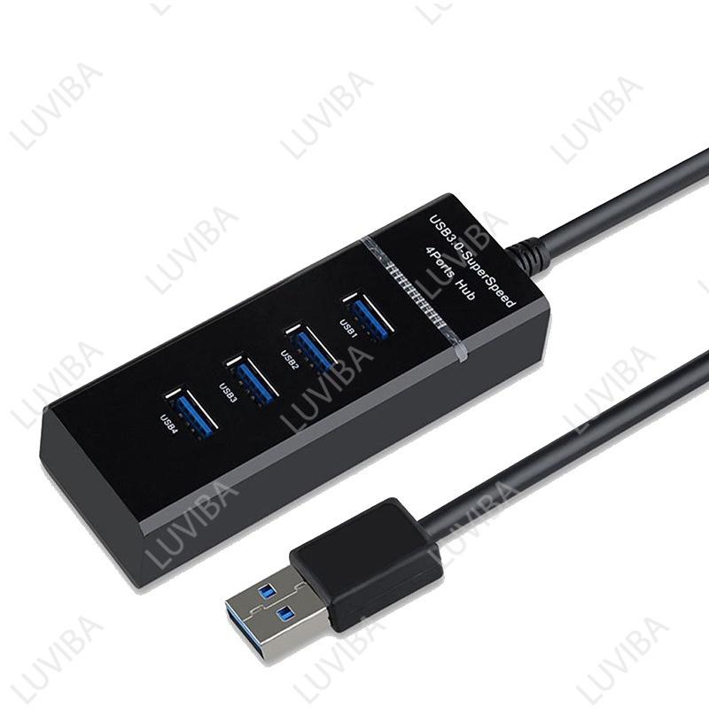 Hub usb 3.0 bộ chia cổng usb 4 port 4 cổng máy tính laptop