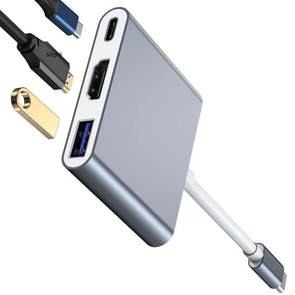 Loại giao hàng nhanh 3 trong 1 Hub 3.0HUB HD 4K loại sạc PD sang trạm chuyển đổi HD