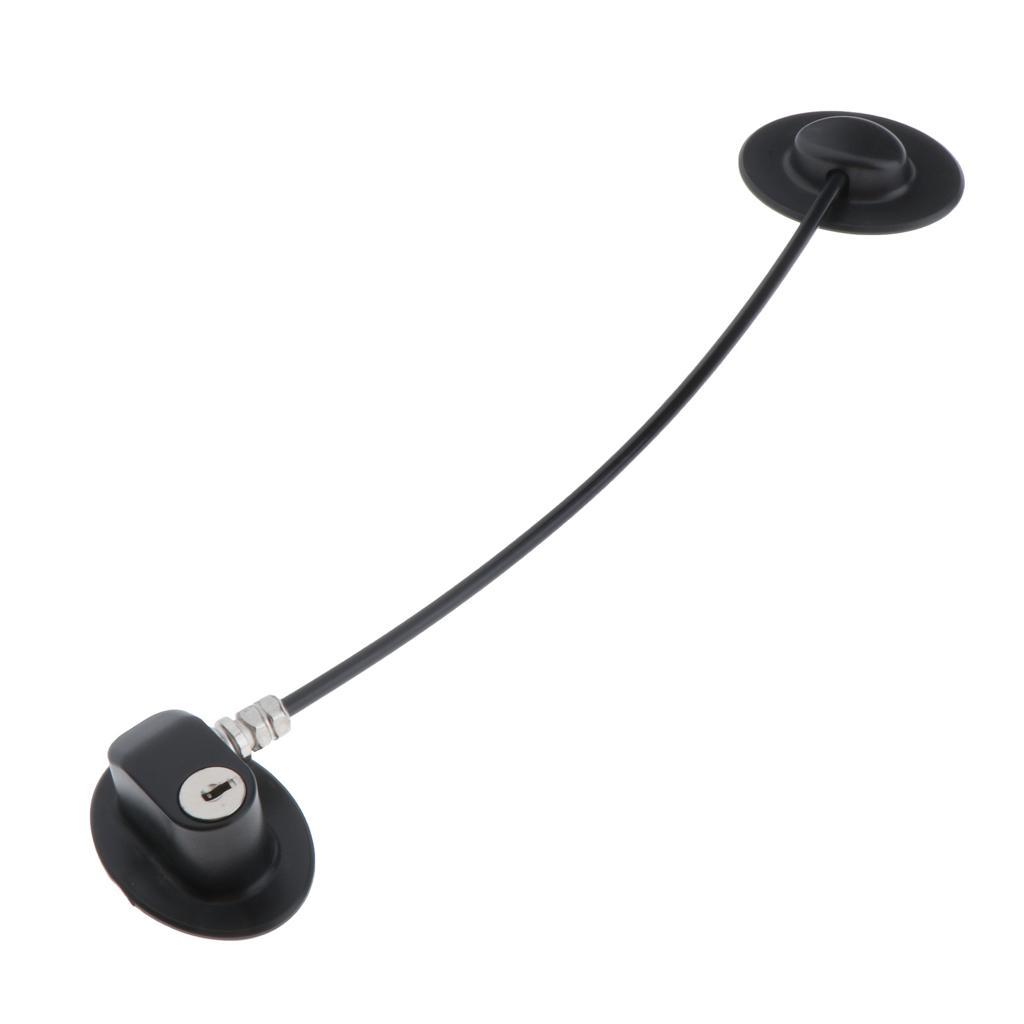 Child Baby Safety Lock For Drawer Closet Printer Tray Protection W/ 2 Keys