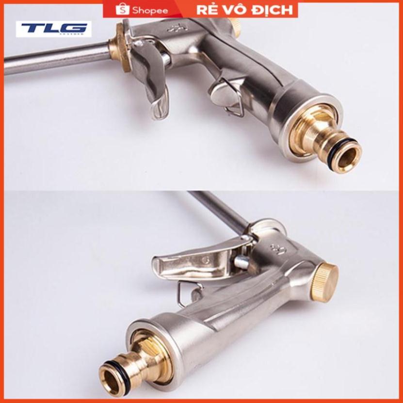 Vòi tưới cây rửa xe đa năng , vòi xịt nước làm bằng chất liệu KIM LOẠI có 3 KIỂU PHUN - 206701-1
