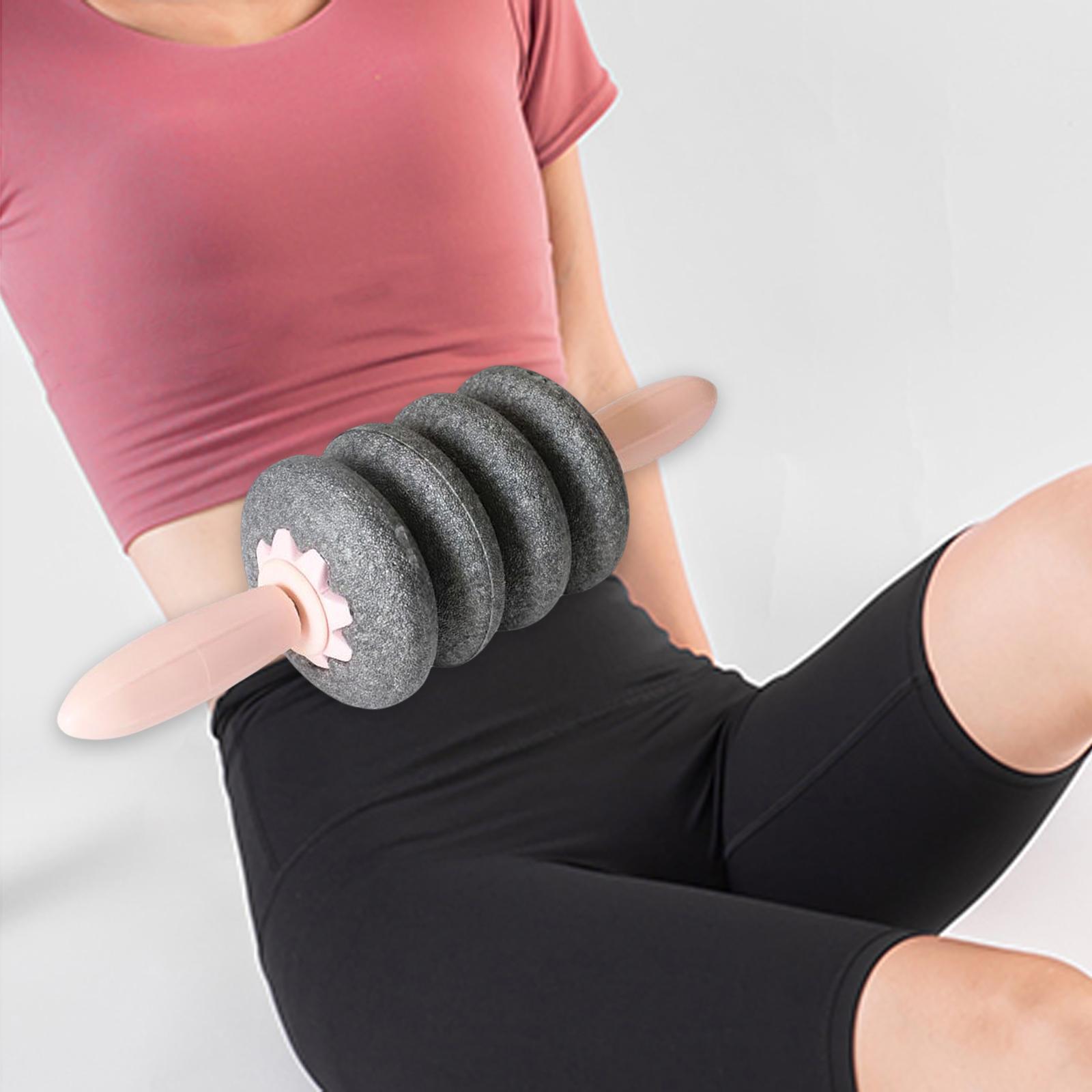 Roller Wheel Abdomen Stretching Exercise Non Slip Muscle for Workout Women Men