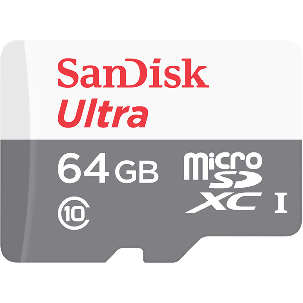 Thẻ nhớ SanDisk Ultra microSDXC | SDSQUNS-064G-GN3MN | C10 | UHS-1 | 80MB/s R | Hàng Chính Hãng