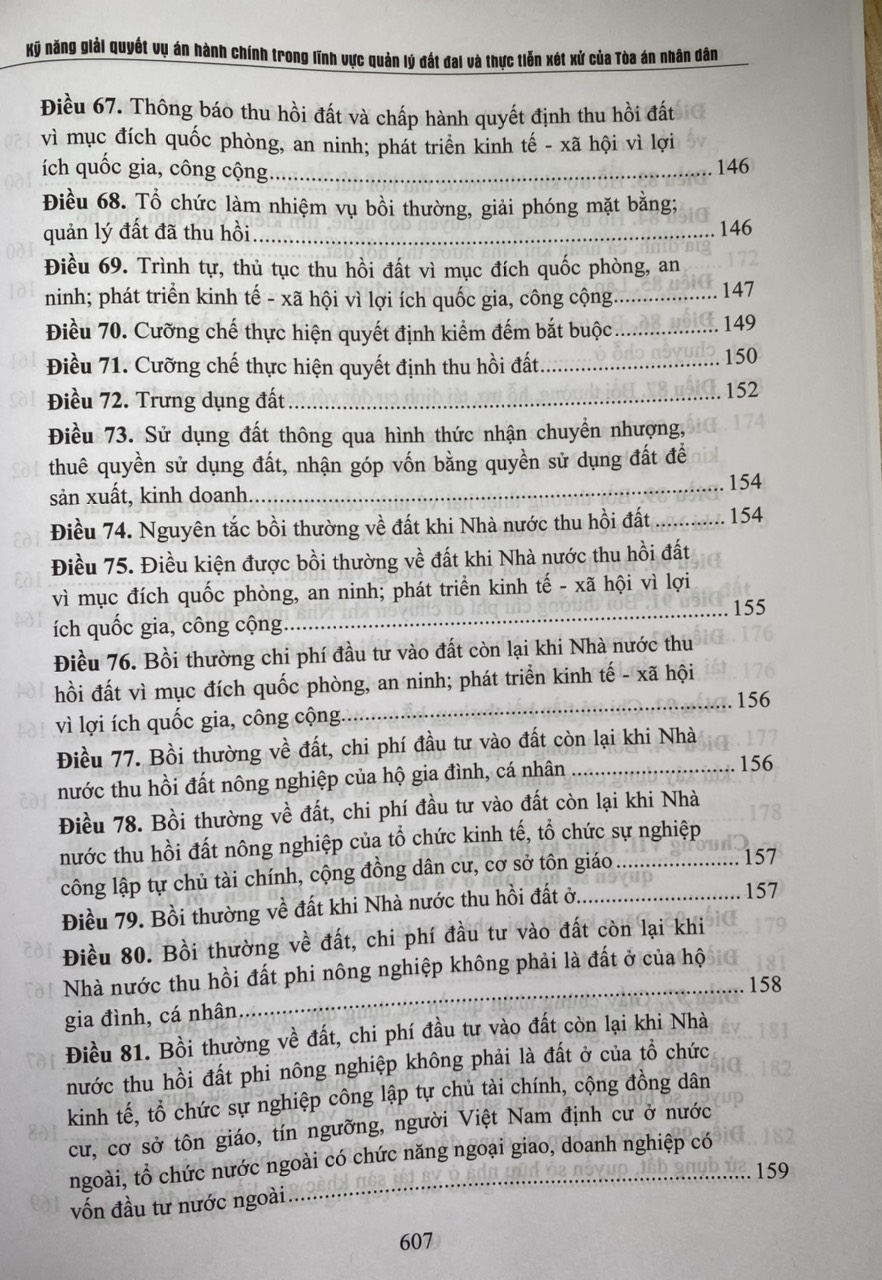 Kỹ năng giải quyết vụ án hành chính trong lĩnh vực quản lý đất đai và thực tiễn xét xử của Tòa án Nhân dân