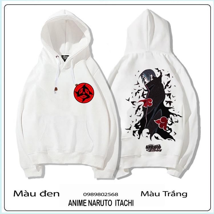 HOT BST ÁO KHOÁC ÁO HOODIE HÌNH ITACHI UCHIHA, SASUKE SENPAI , NARUTO ANIME KÈM QUÀ TẶNG