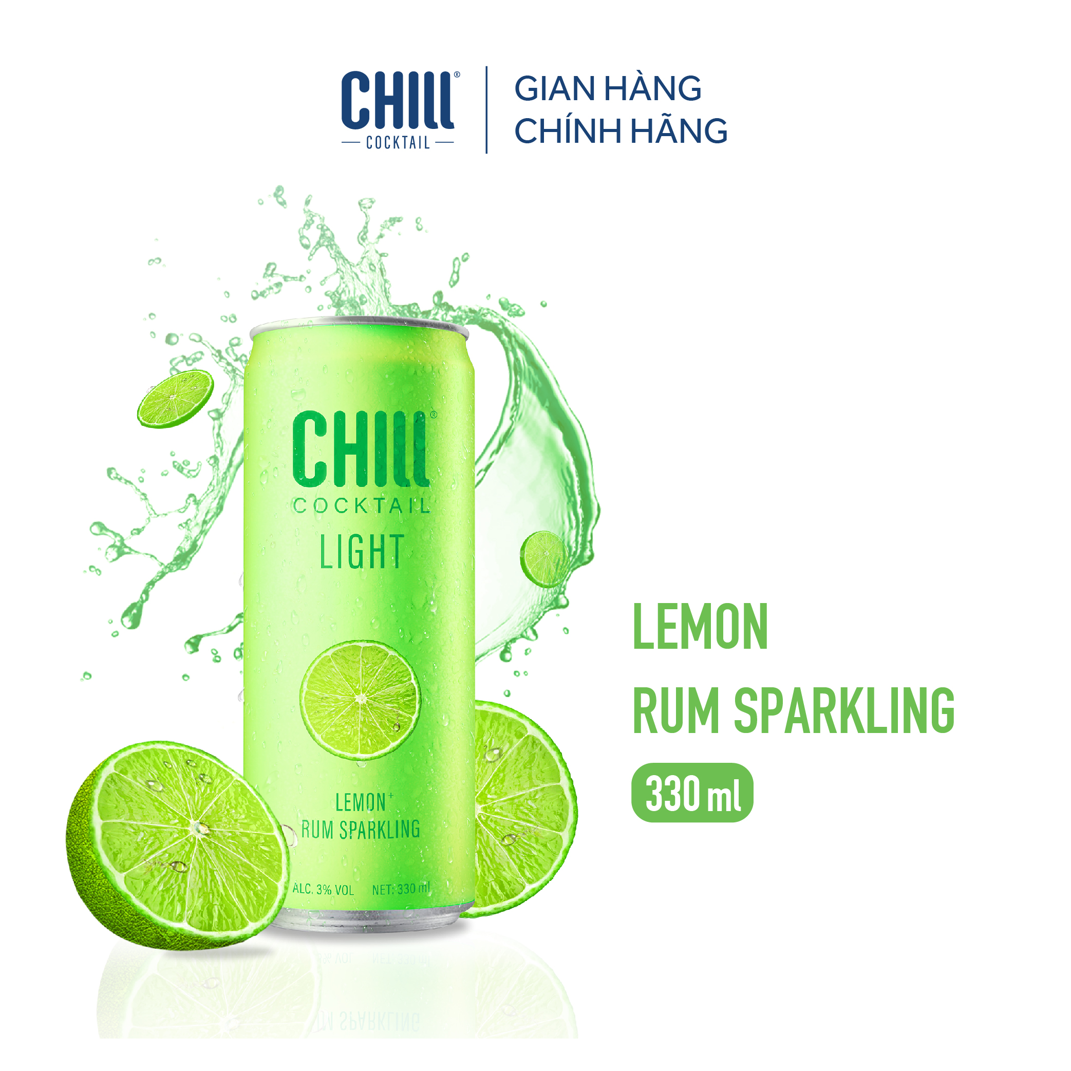 Combo 3 thùng 6 lon Chill Cocktail mix vị 330ml/lon