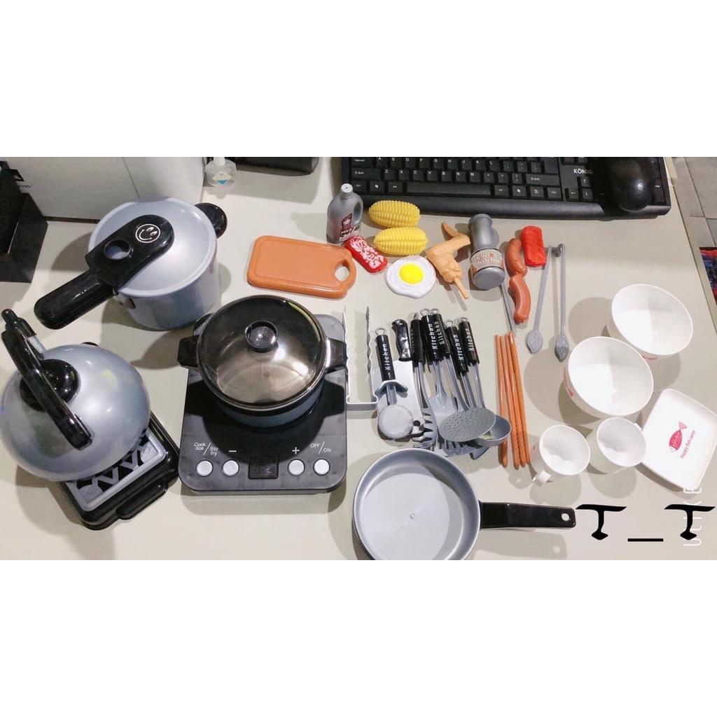 Bộ đồ chơi nấu ăn 36 món cho bé, bộ đồ chơi nấu ăn mini, bộ đồ chơi làm bếp cho bé, đồ chơi làm bếp