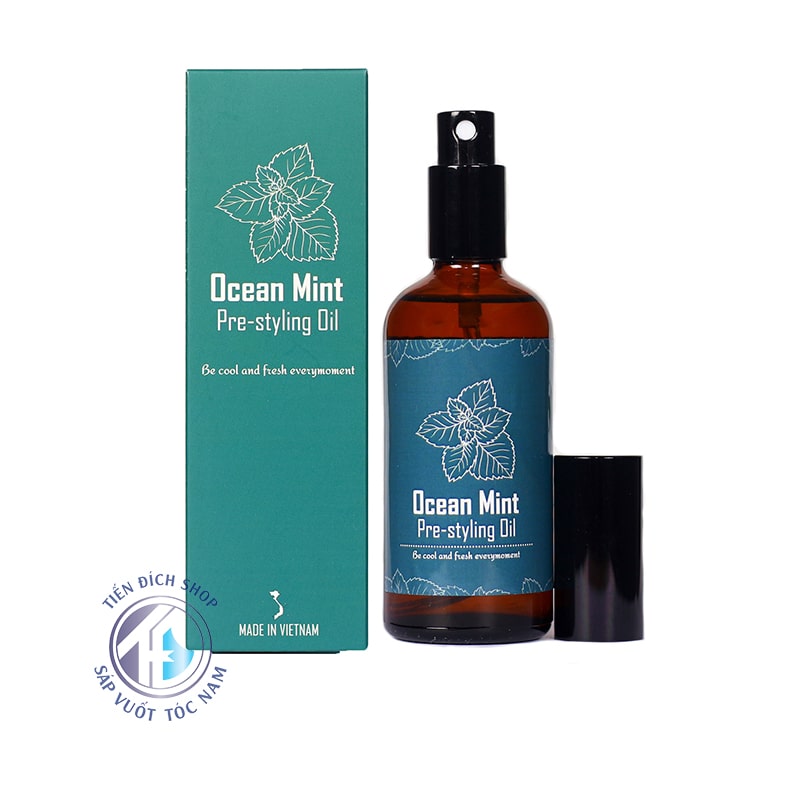 Xịt tạo phồng tóc Ocean Mint Prestyling Oil 100ml chính hãng OCEAN-MINT Việt Nam