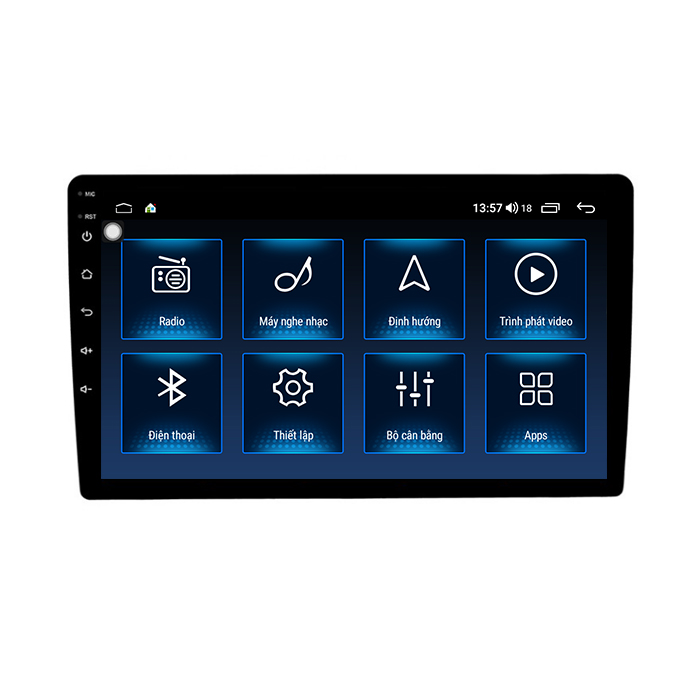 Màn hình DVD android 9-10inch 4G, Wifi, Ram 4G, Rom 64G - Hệ điều hành: Android 10.0 - Tích hợp điều khiển giọng nói - Màn hình QLED siêu nét