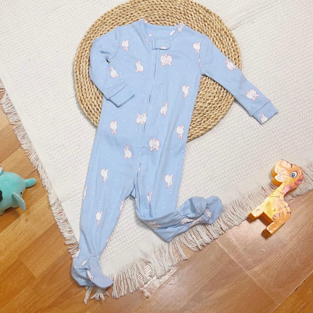 (Size 6-18m) Body ngủ chất cotton mềm mịn, FORM ÔM cho bé - hàng xuất dư nhiều hãng - NÊN ĐẶT TĂNG SIZE