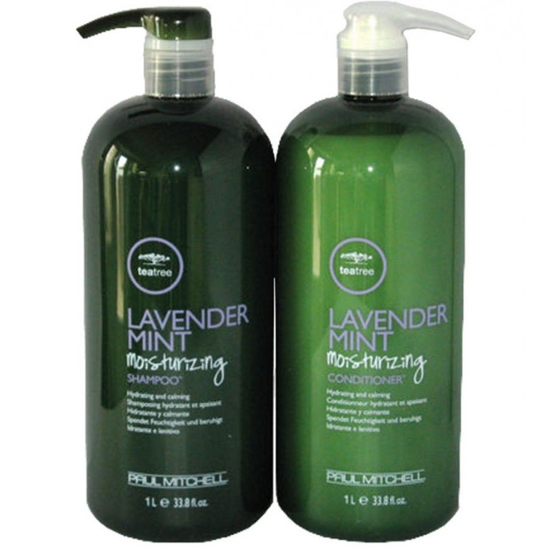 Bộ dầu gội xả Paul Mitchell Lavender Mint Moisturizing dưỡng ẩm mềm mượt tóc Mỹ 1000ml