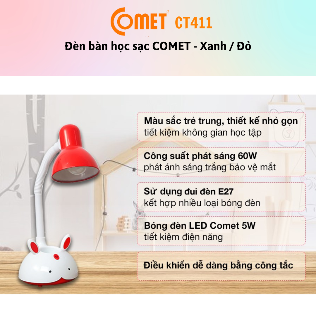 Đèn Bàn Comet CT411