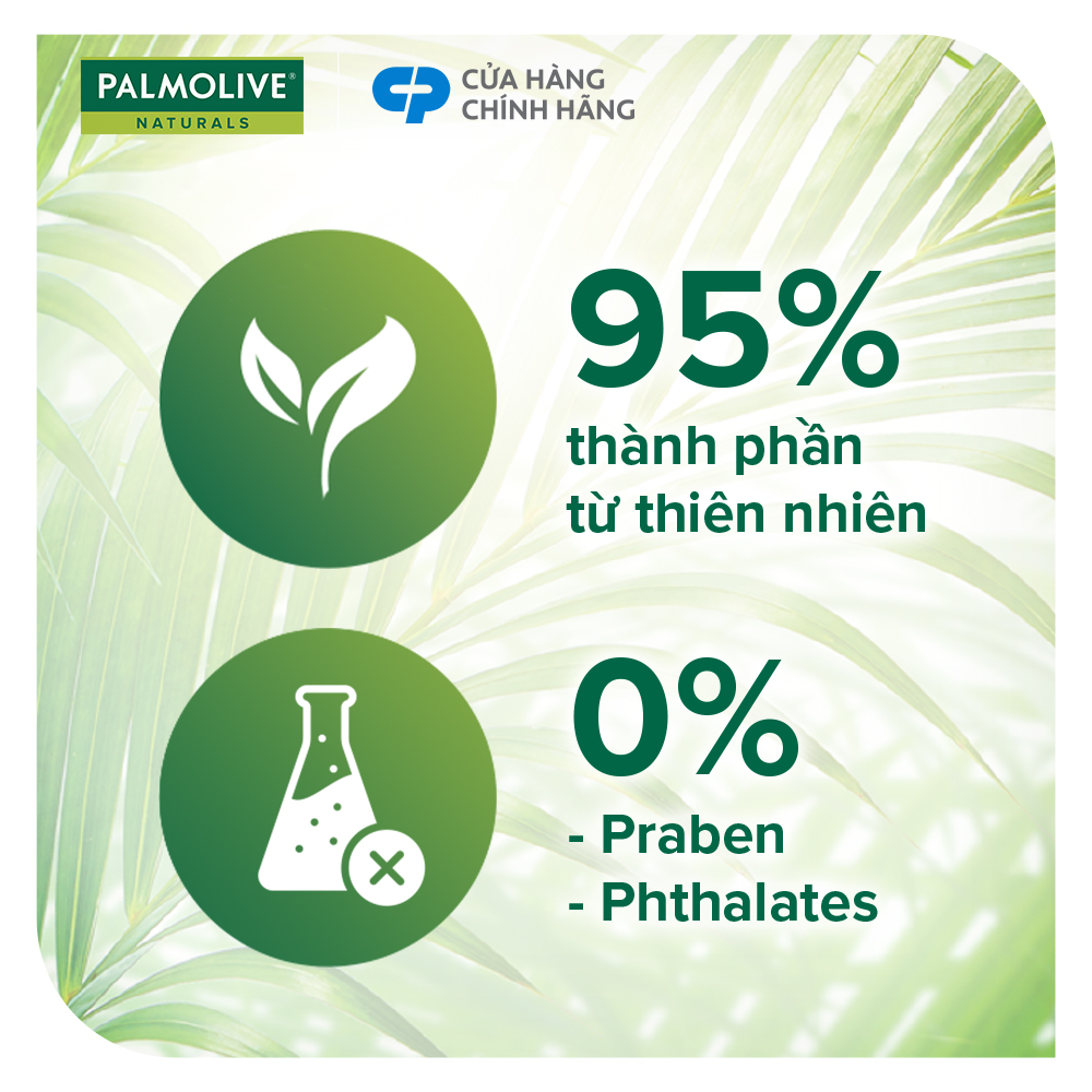 Bộ 2 Sữa tắm Palmolive mịn màng quyến rũ 95% chiết xuất từ phong lan 1 Lít/ chai