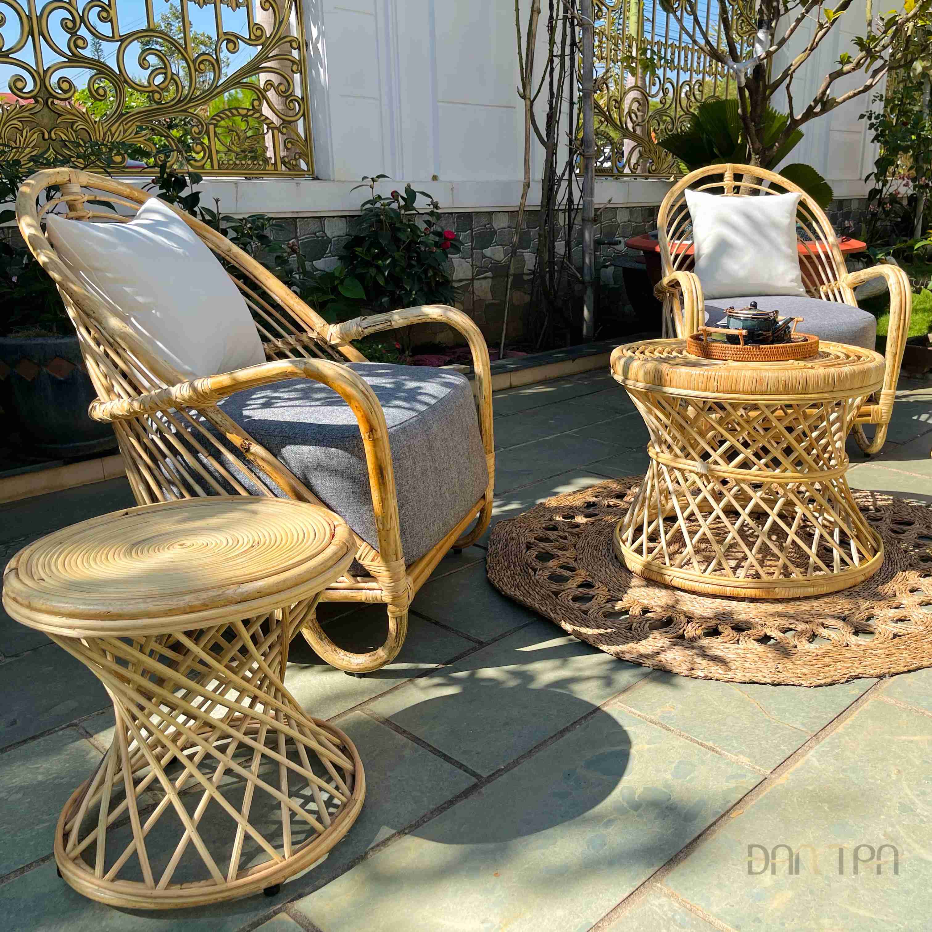 Ghế Mây Ốc Sên ĐAN TRÀ, Ghế Nail Mây Cho Quán, Ghế Spa, Ghế Decor Phòng, Xưởng Mây Tre ĐAN TRÀ