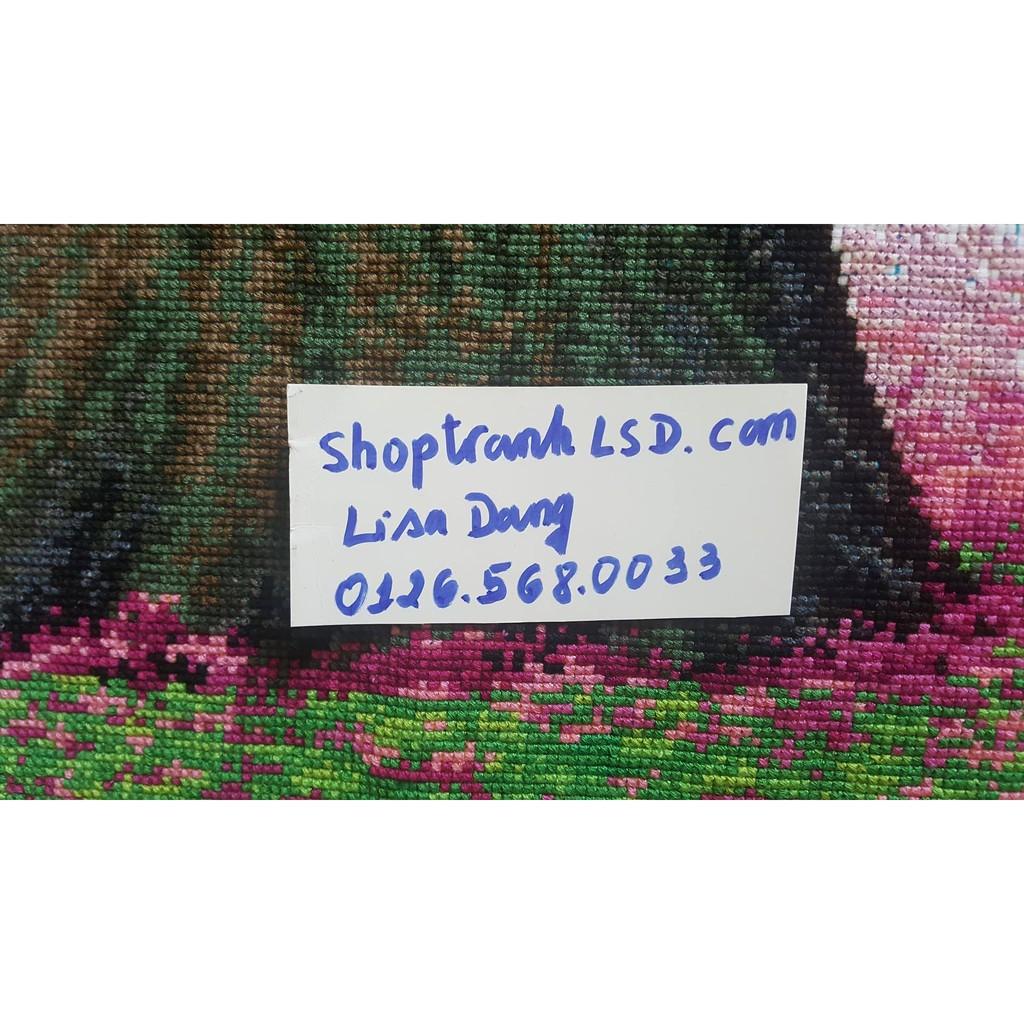 Tranh thêu CÂY TÌNH YÊU1m6*75cm