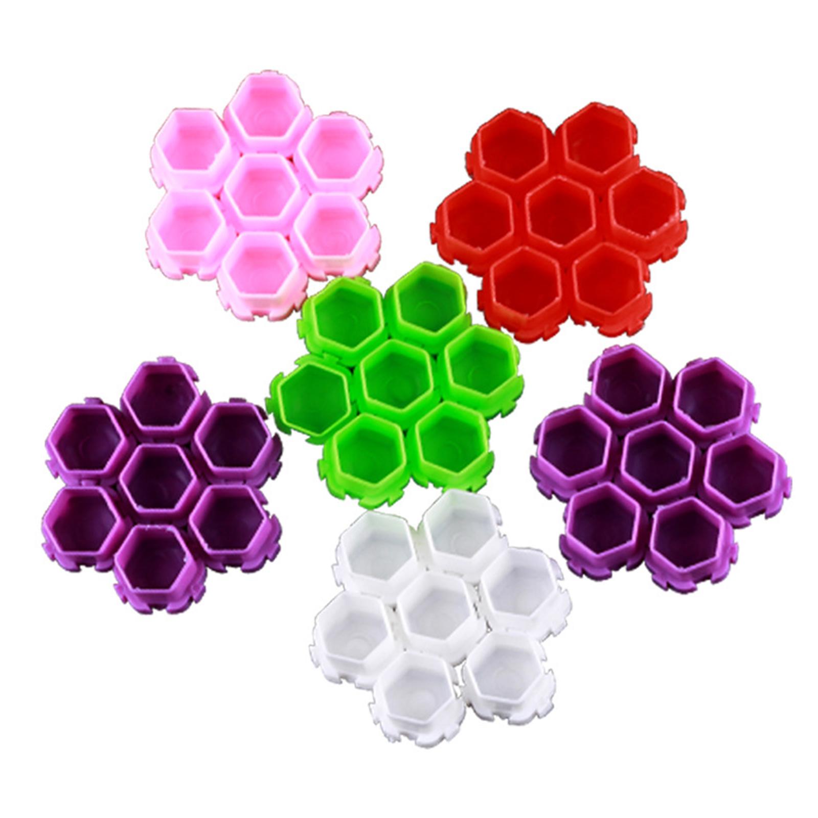 200Pcs Plastic Honeycomb Pigment Holder Tattoo Ink Cups