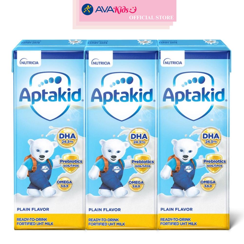 Lốc 3 hộp sữa pha sẵn Aptakid 180 ml (từ 1 tuổi)