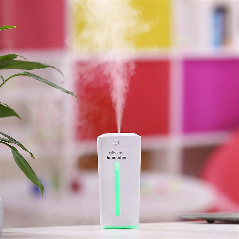 Máy Khuếch Tán Tinh Dầu 3 Trong 1 Có Đèn 7 Màu Sắc Kết Nối Usb