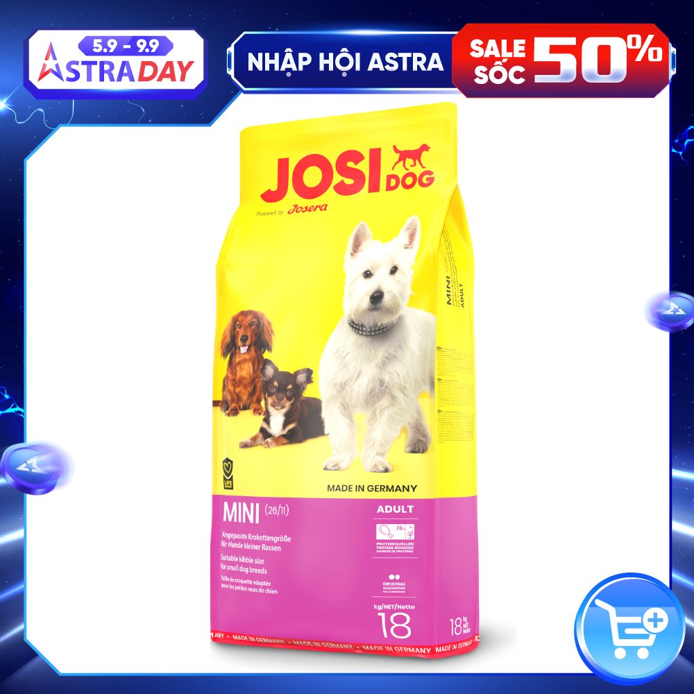 Thức Ăn Cho Chó Trưởng Thành Các Giống Chó Size Nhỏ - Josera JosiDog Mini 10KG