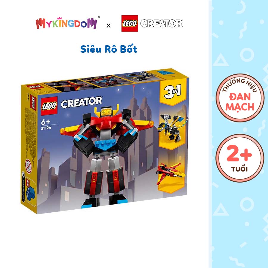 Đồ Chơi LEGO CREATOR Siêu Rô Bốt 31124