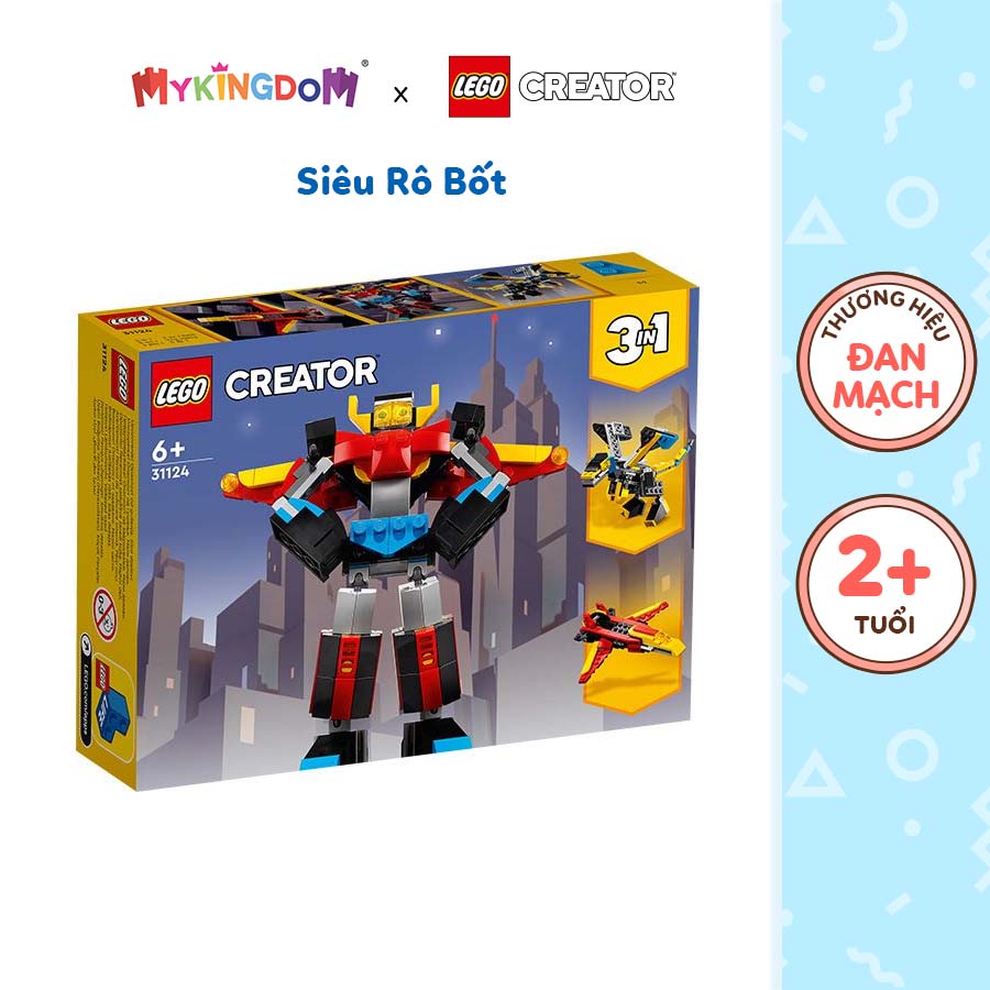 Đồ Chơi LEGO CREATOR Siêu Rô Bốt 31124 (159 chi tiết)