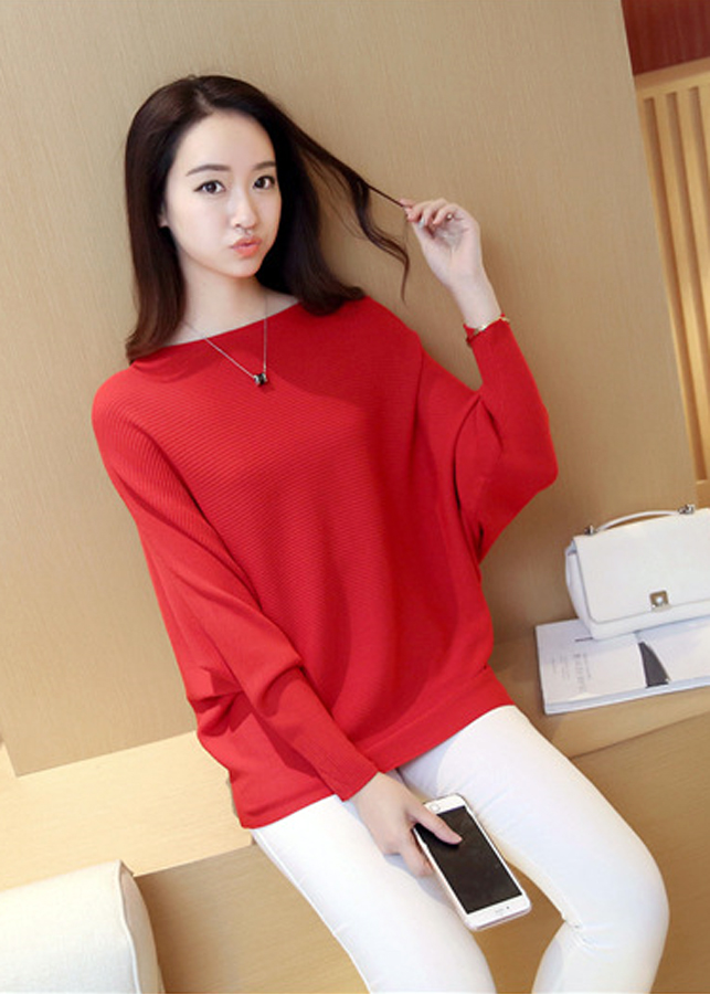 Áo len cánh dơi xinh xắn - AL095