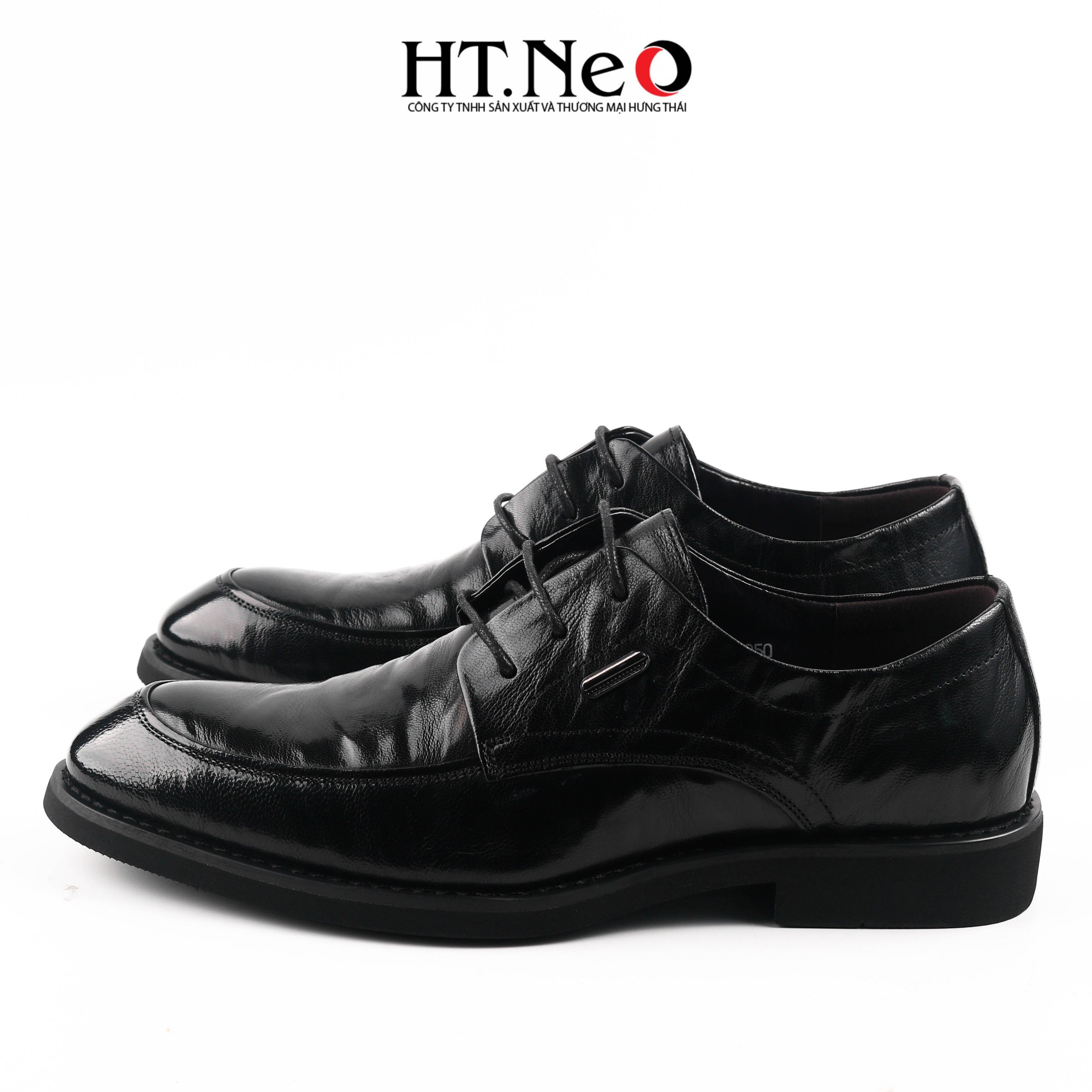 Giày tây, Giày nam buộc dây da mềm đính khuy nhỏ ở phần bên của giày, thiết kế sang trọng, tinh tế GT206