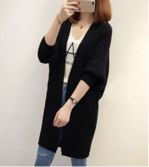 Áo khoác cardigan nữ dài tay dáng dài Dv32