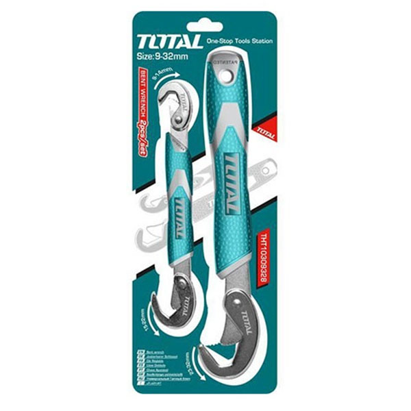 Bộ mỏ lết đa năng 2 chi tiết total THT10309328