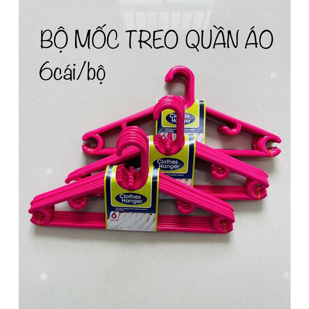 Móc treo quần áo PN740X6-P2 (6 cái/lốc ) - Hàng Thái Lan nhập khẩu