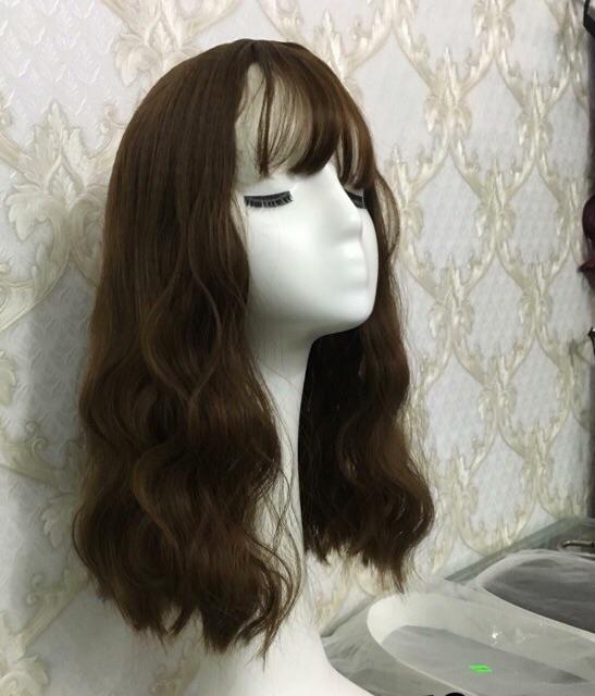 Tóc giả nguyên đầu xù lửng️ - Tặng lưới chùm tóc