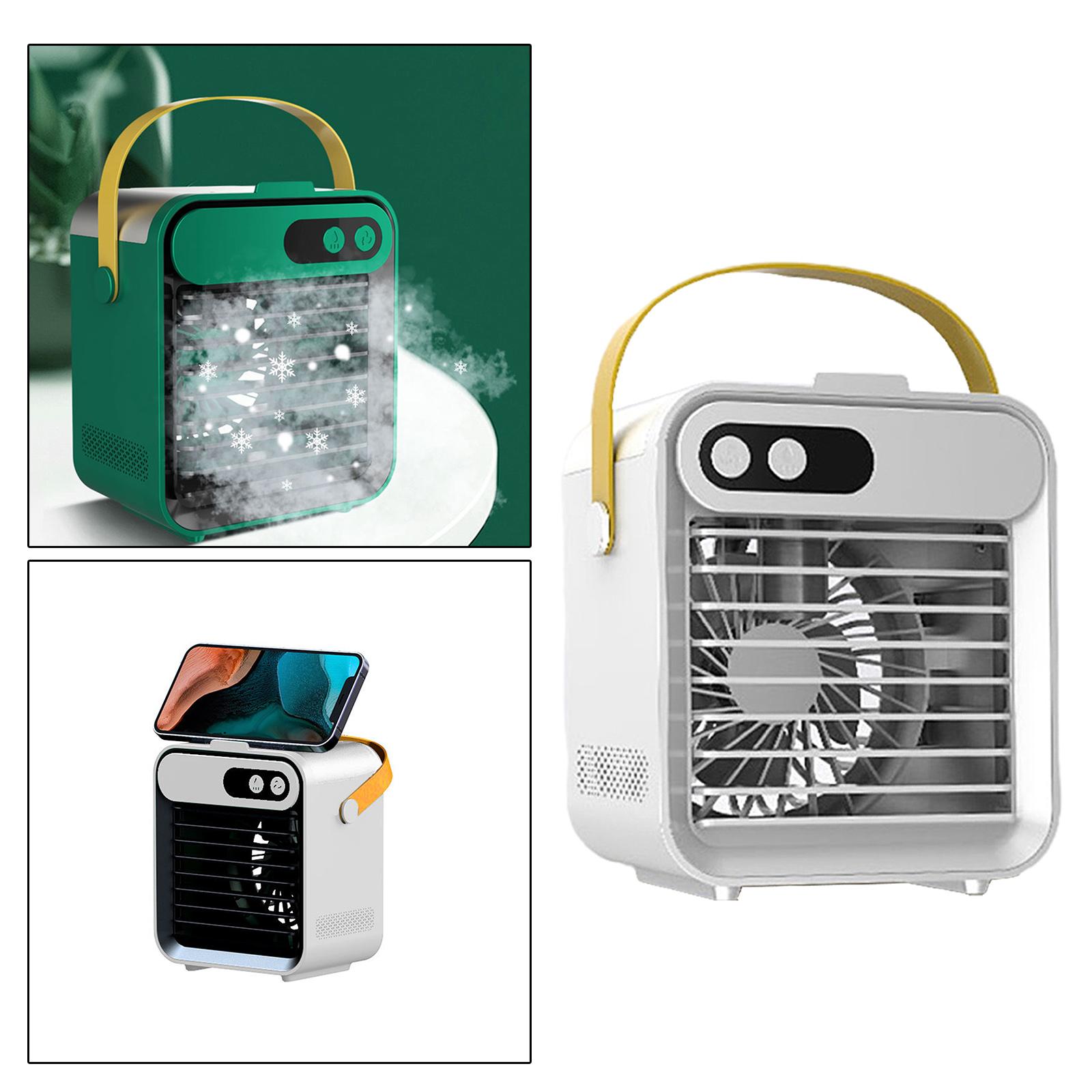 USB Air Conditioner Fan Air Cooler 3 Fan Speed Humidifier Purifier