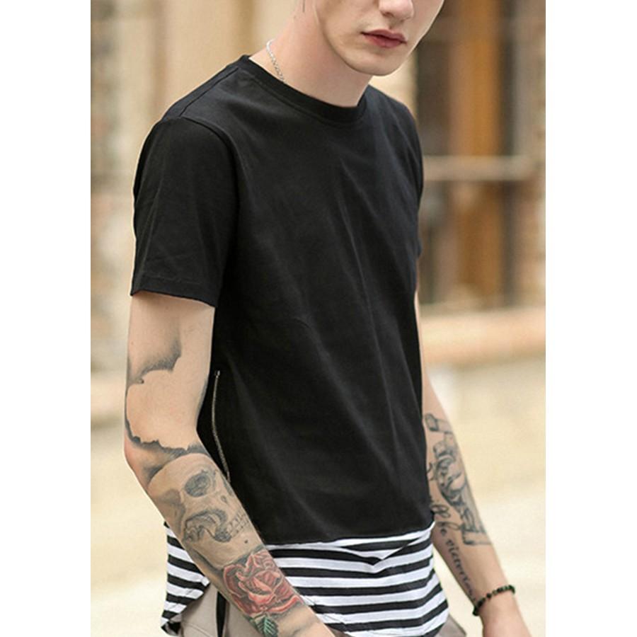 Album 10 - BST Áo thun unisex form rộng bốn mùa thời trang Hàn Quốc Trùm Unisex TNS01-5 aothununisex
