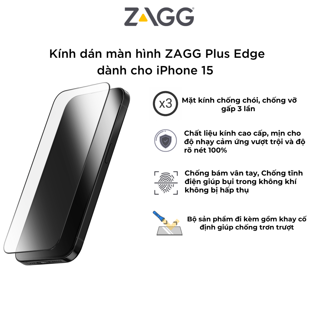 Ốp lưng trong chống sốc bảo vệ ZAGG ESNTL Hampton Snap cho iPhone 15 Pro/Pro Max - Bảo hành 12 tháng - Hàng chính hãng