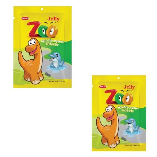 Kẹo dẻo Zoo Bibica áo đường túi 200g