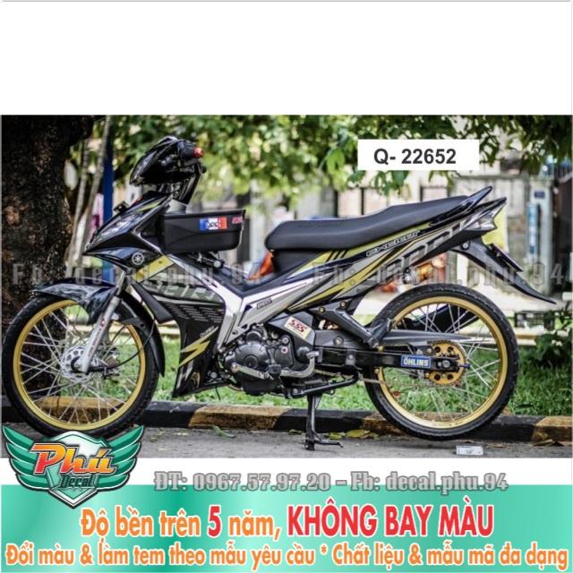 Tem rời Exciter 2006-2010 Spark Vàng đen