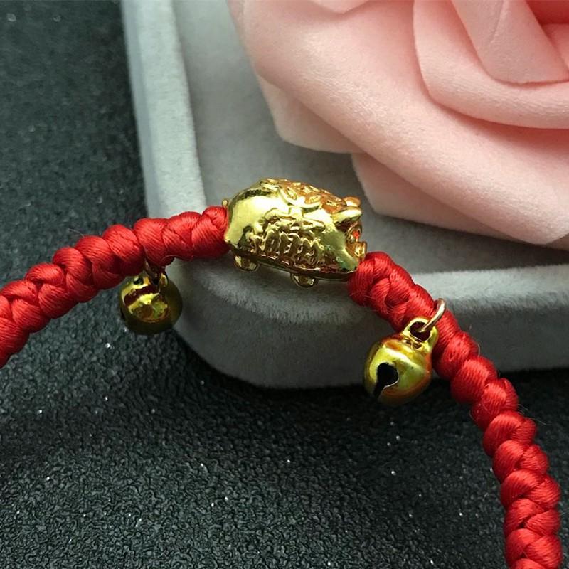 VÒNG TAY MAY MẮN HEO LỤC LẠC VT04
