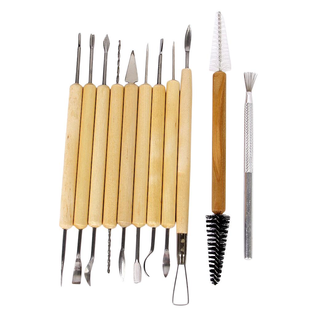 1pack Pottery Clay Sculpture Carving Tool Set