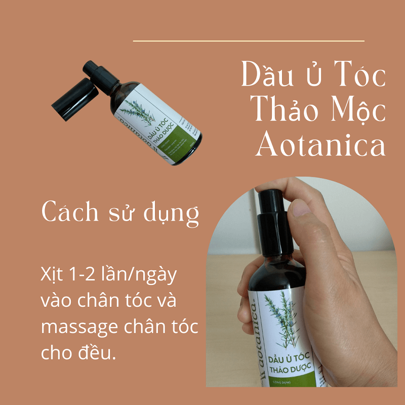 Dầu ủ tóc thảo dược Aotanica (C/100ml)