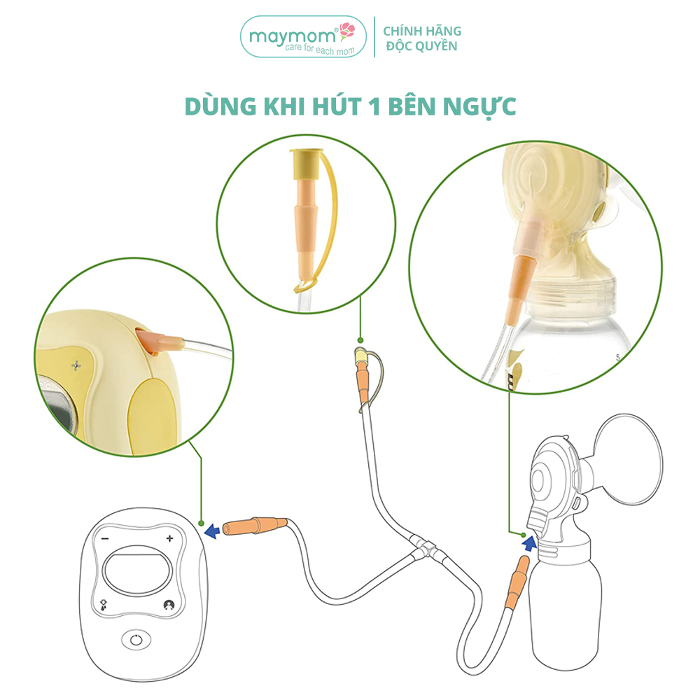 Dây Hút Sữa Medela Freestyle Thương Hiệu Maymom, Không Chứa BPA, An Toàn 100%, Vệ Sinh Dễ Dàng - 1 dây