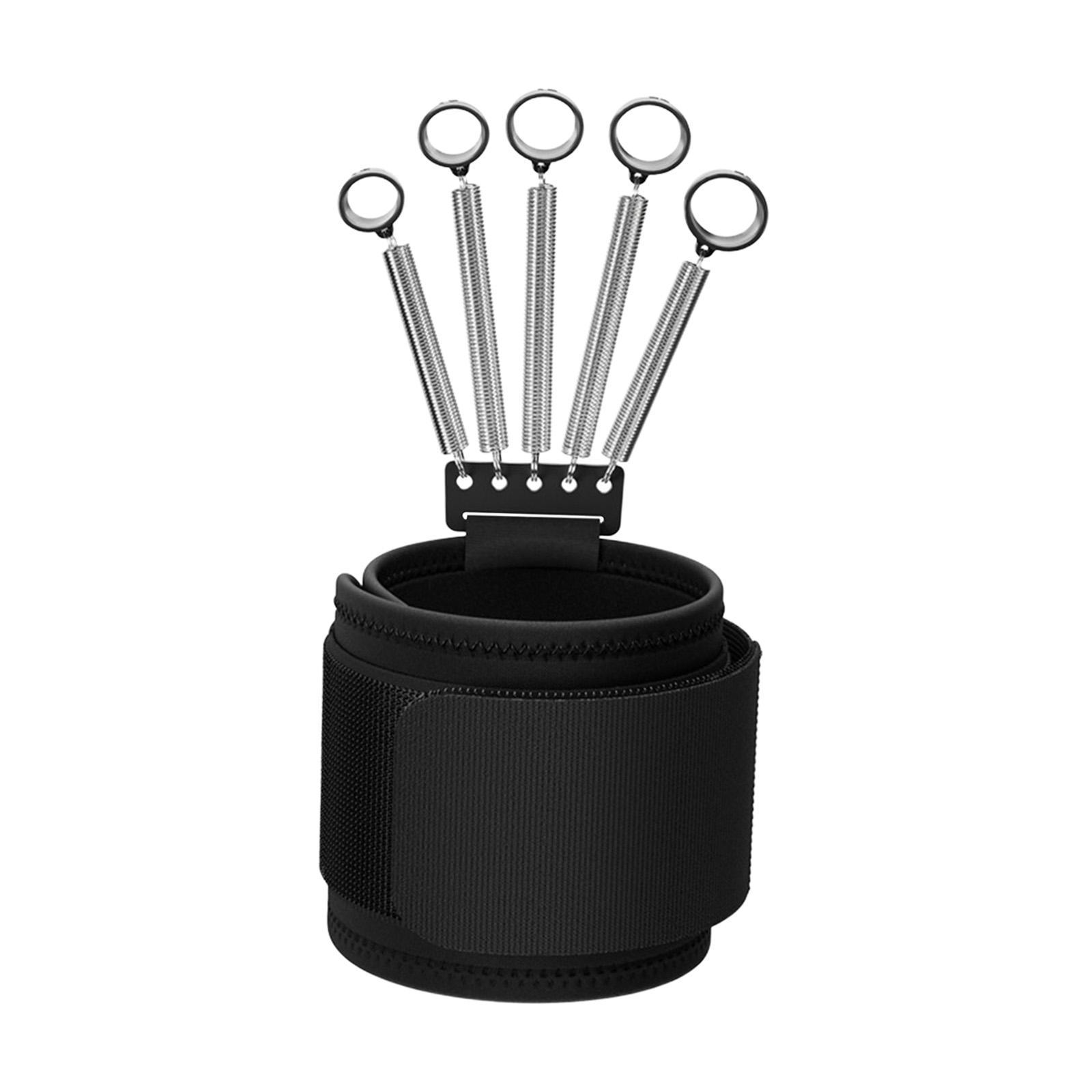 Finger Strengthener, Elastic Finger Exerciser & Hand Grip Strengthener Trainer, Portable Forearm Grip Workout for Improving Finger and Wrist Strength